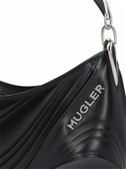 MUGLER - Mini Spiral Embossed Leather Pouch