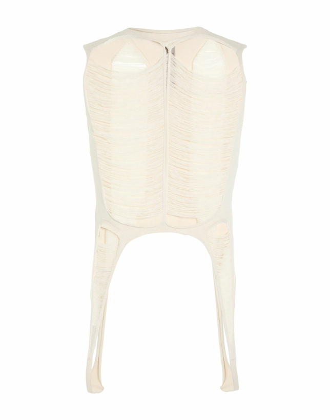 Photo: Rick Owens Mens T-shirt Ivory