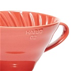 Hario V60 Ceramic Dripper 02 in Red