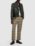 VIVIENNE WESTWOOD - Plaid Virgin Wool & Viscose Pants