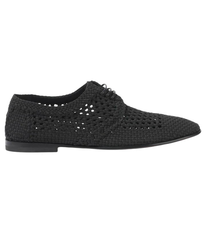 Photo: Dolce&Gabbana Woven Derby shoes