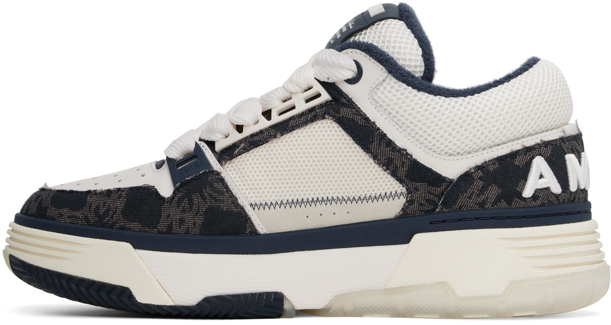 AMIRI White & Navy MA Quad MA-1 Sneakers Amiri