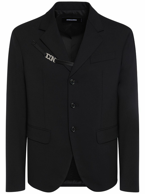 Photo: DSQUARED2 - Double Breast Stretch Wool Blazer