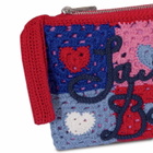 MC2 Saint Barth Parisienne Crochet Pouch Bag With Heart Embroidery