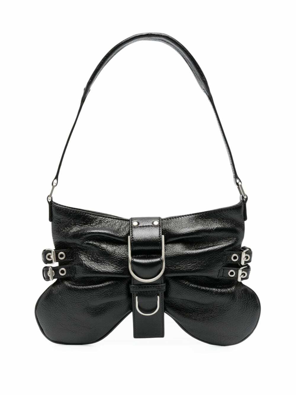 Blumarine Gold Leather Shoulder Women Bag