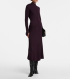 Victoria Beckham Ribbed-knit wool turtleneck top