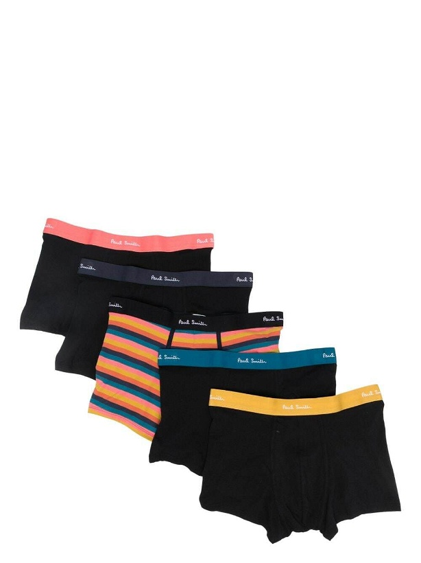 Photo: PAUL SMITH - Signature Mixed Boxer Briefs - Five Pack