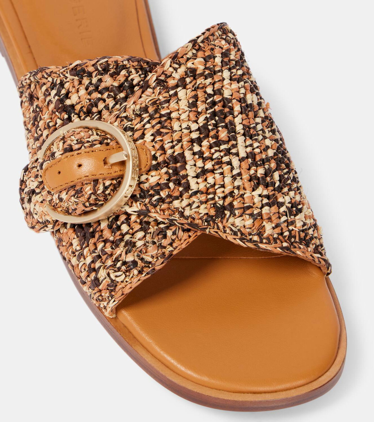 Clergerie Irme raffia slides