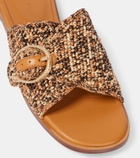 Clergerie Irme raffia slides