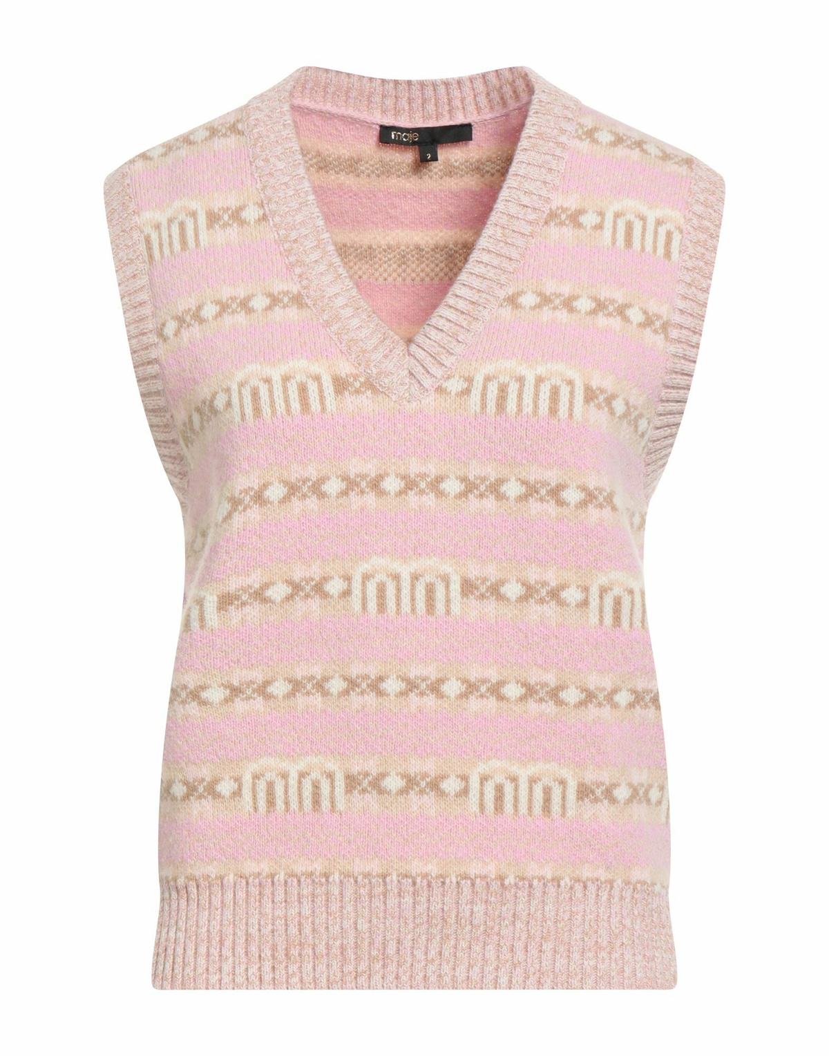 Maje Womens Sweater in Beige
