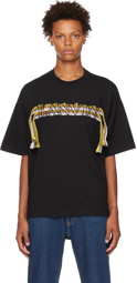 Lanvin Black Curb Lace T-Shirt