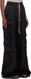 Rick Owens Black Temple Cargobelas Cargo Pants