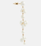 Sophie Bille Brahe - Cellie Longue 14kt gold earrings with pearls