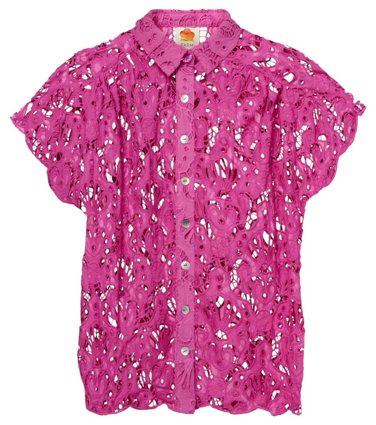 【Farm Rio】 Sicilyフローラルコットンシャツ Farm Rio Sicily floral cotton shirt Farm Rio