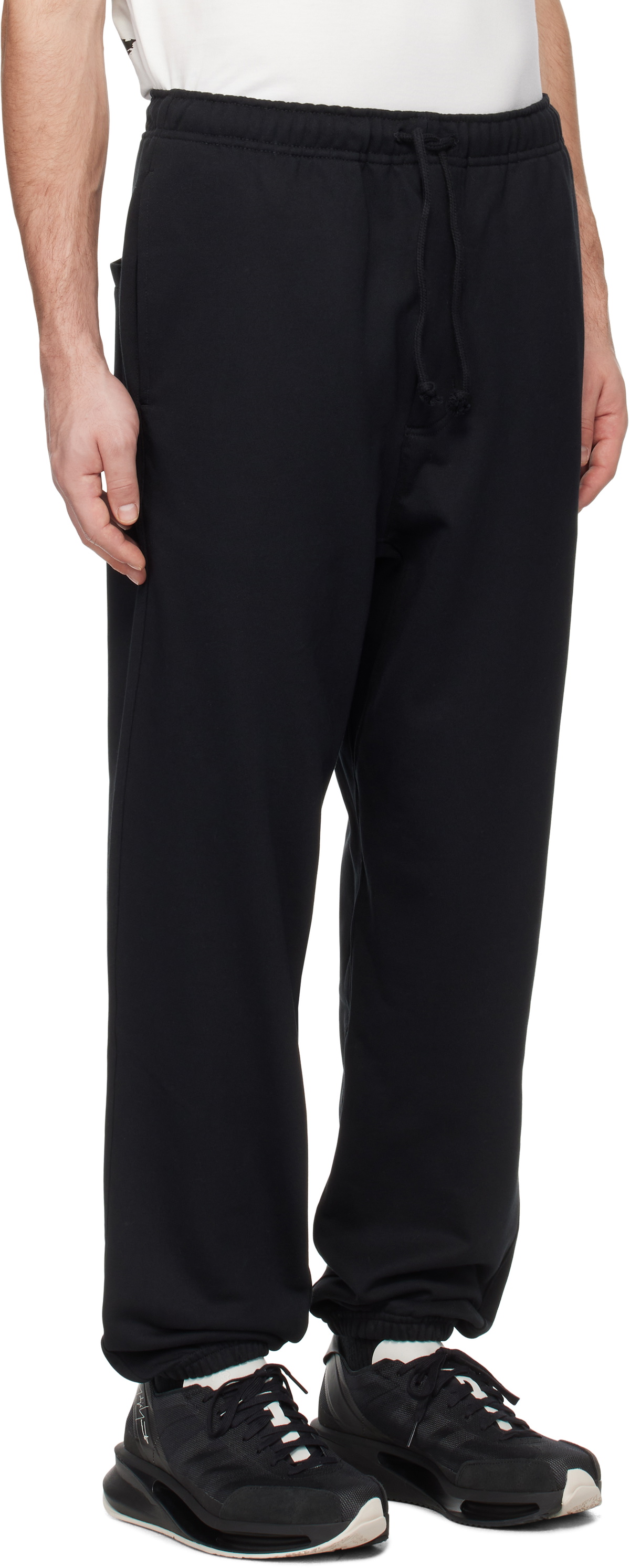 Y-3 Black French Terry Sweatpants