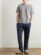 Mr P. - Cotton-Jersey Pyjama Trousers - Blue