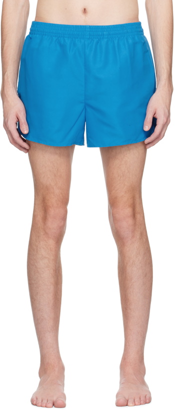 Photo: Acne Studios Blue Water-Reactive Swim Shorts