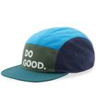 Cotopaxi Men's Do Good 5 Panel Hat in Forest/Deep Ocean