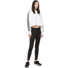 adidas Originals White Cropped Hoodie