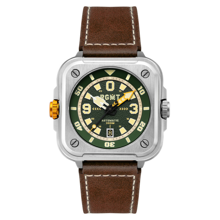 RGMT Pershing Automatic Green Dial Mens Watch RG-8066-02