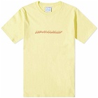 Sci-Fi Fantasy Men's Line Logo T-Shirt in Yellow