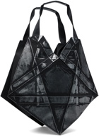 132 5. ISSEY MIYAKE Black & Silver Standard Tote