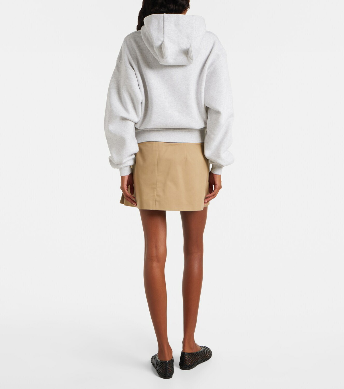 Coperni Logo cotton-blend jersey hoodie