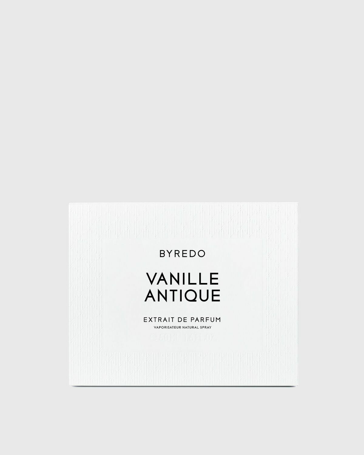 Byredo Edp Night Veils Vanille Antique   50 Ml White Perfume & Fragrance