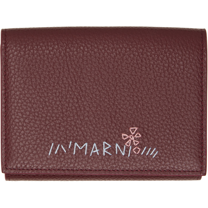 Photo: Marni Burgundy Trifold Wallet