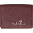 Marni Burgundy Trifold Wallet