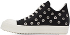 Rick Owens DRKSHDW Black Rivet Sneakers