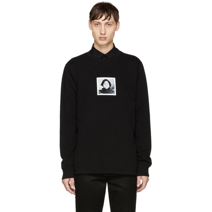 Photo: Givenchy Black Face Sweatshirt