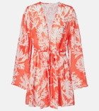 Alexandra Miro Chloe floral georgette kaftan