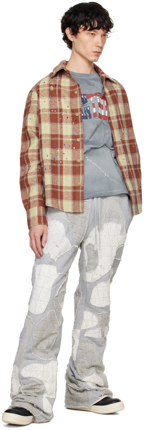 Who Decides War Gray Atom sweatpants