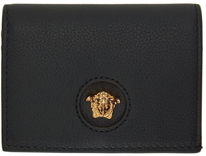 Versace Black 'La Medusa' Card Holder Versace