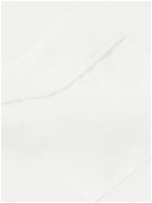 Loretta Caponi - Camp-Collar Linen Pyjama Shirt - White