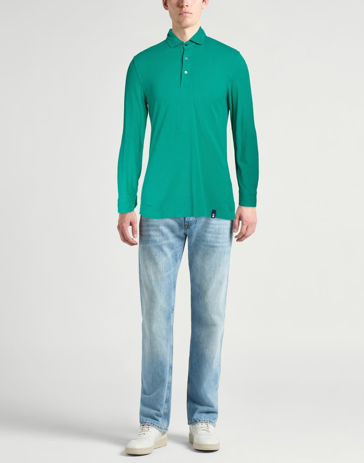 Drumohr Mens Polo shirt Emerald in Green