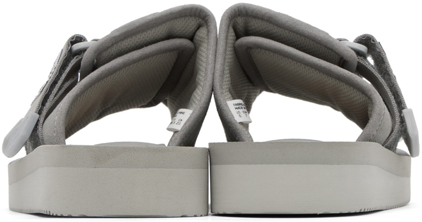Suicoke Gray KAW-VS Sandals Suicoke