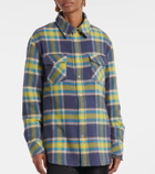 God's True Cashmere Explorer tartan cashmere shirt