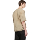 Lanvin Beige Knit End On End T-Shirt