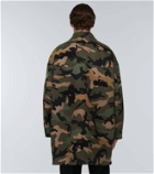 Valentino Camouflage wool and cashmere jacket