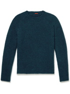 Barena - Wool-Blend Bouclé-Knit Sweater - Blue