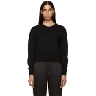 Cedric Charlier Black Asymmetric Sweater