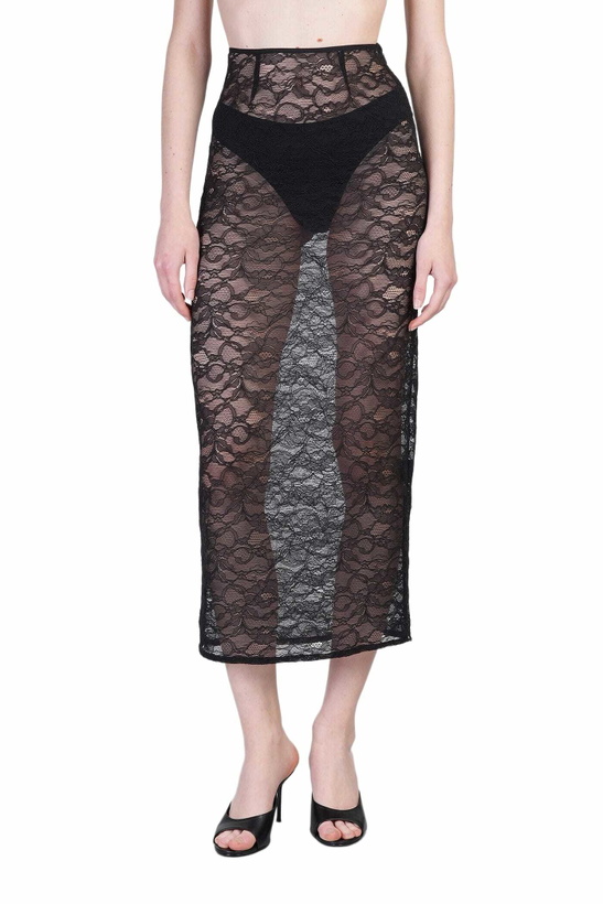 Photo: Laneus Skirt In Black Polyamide