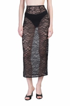 Laneus Skirt In Black Polyamide
