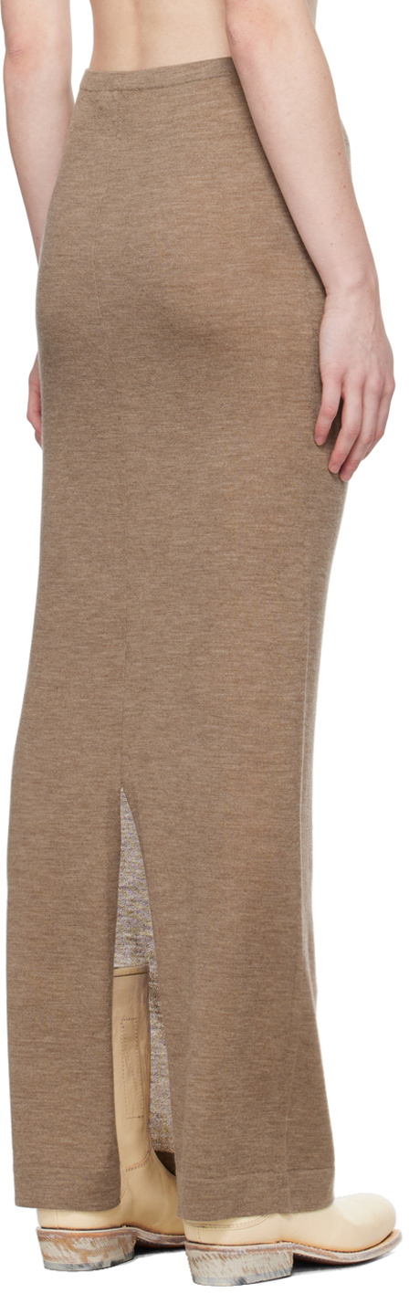 ÉTERNE Taupe Emma Maxi Skirt