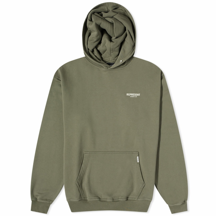 Photo: Represent Men's Owners Club Hoodie in Olive