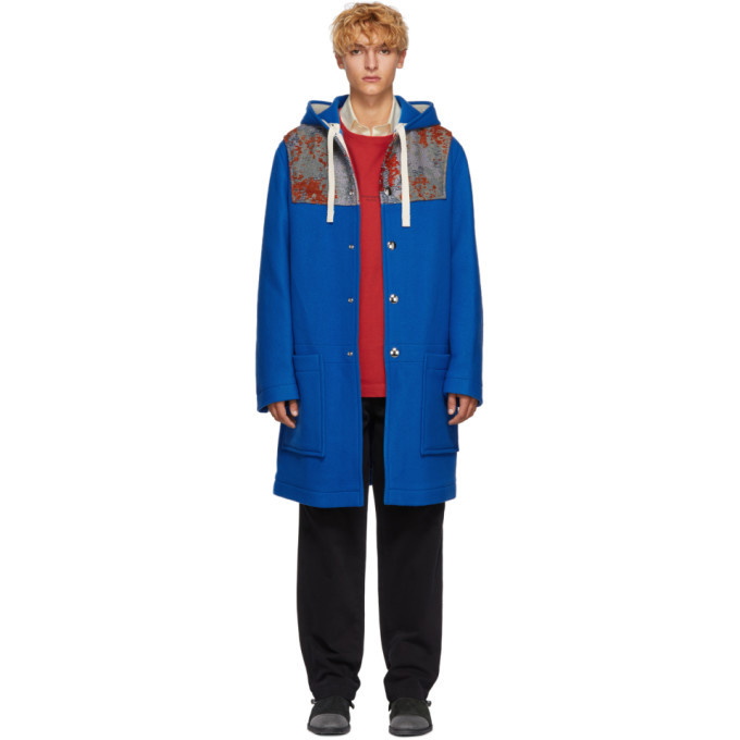 Photo: Acne Studios Blue Wool Duffle Coat