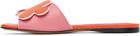 Marni Pink & Orange Leather Daisy Sandals
