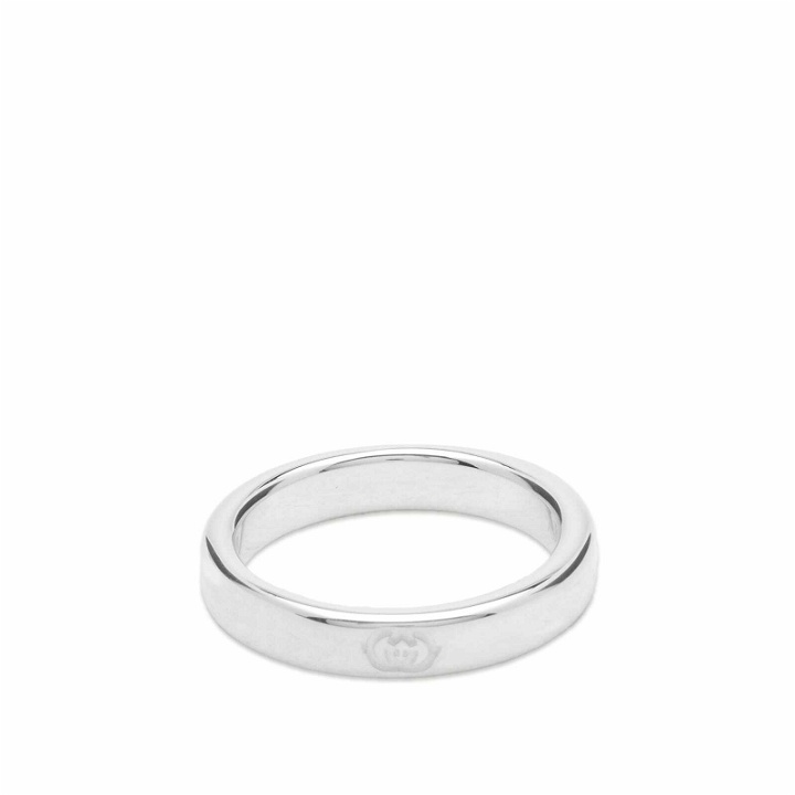 Photo: Gucci Women's Jewellery Tag Ring 4mm in Silver